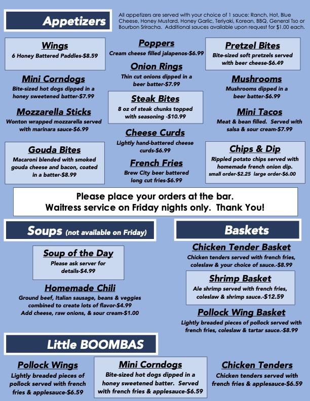 Boomba Bar & Grill Wings